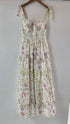 Spring Embroider Tie Straps Tiered Sundresses